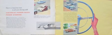 Chevrolet Modelprogram 1956 "Power goes to work" Carbrochure (0738)